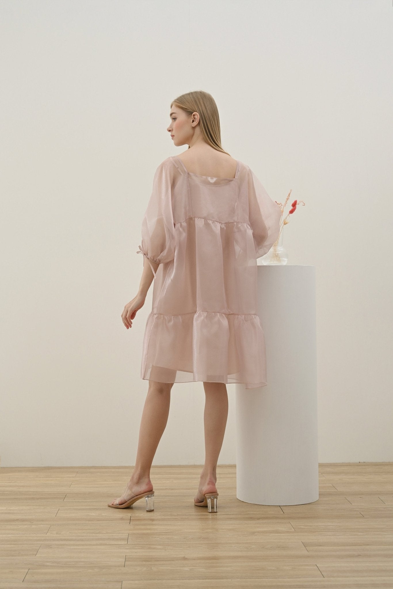 Jeanne Signature Dress - Rosewater | ÁINE Ready-to-Wear