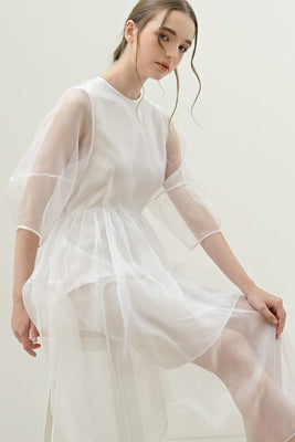 Marika Dress - Pearl | ÁINE Ready to Wear